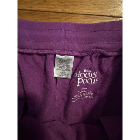 Disney Hocus Pocus Purple Jogger Sweatpants Sanderson Sisters Graphic Size XL - Picture 3 of 6